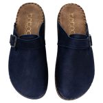 Ανδρικές Δερμάτινες Ανατομικές Παντόφλες TATOO Σκούρο Μπλε GRU-881 - Image 4