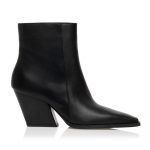 Sante Day2Day Γυναικείο Μποτάκι Μαύρο Δερμάτινο 25-548_Β