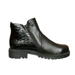 Tatoo γυναικεία μποτάκια σε μαύρο χρώμα 0269