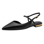 Tamaris Δερμάτινες Γόβες με Χαμηλό Τακούνι Μαύρες 1-29409-46-001 - Image 4