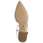 Tamaris Δερμάτινες Γόβες με Χαμηλό Τακούνι Μπεζ 1-29409-46-418 - Image 5