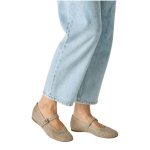 Tamaris Γυναικείες Μπαλαρίνες Μυτερές με Λουράκι σε Χρυσό Χρώμα - Image 3