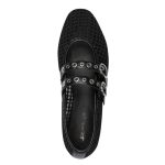 Tamaris Γυναικείες Μπαλαρίνες Μυτερές με Λουράκι σε Μαύρο Χρώμα - Image 5