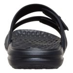 Hey Dude Wave 2 Strap Slide Classic - Ανδρικές Παντόφλες με Διπλό Λουράκι - Black/Black - Image 4