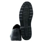 Softies 3008 Ανδρικά Δερμάτινα Casual Παπούτσια Μαύρα Ανατομικά - Image 3