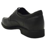 Softies 6130 Ανδρικά Δερμάτινα Casual Παπούτσια Μαύρα Ανατομικά - Image 4