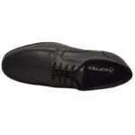 Softies 6130 Ανδρικά Δερμάτινα Casual Παπούτσια Μαύρα Ανατομικά - Image 7