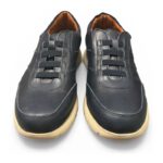 Softies 6321 Μπλε Ανδρικά Ανατομικά Μοκασίνια από Γνήσιο Δέρμα - Image 4