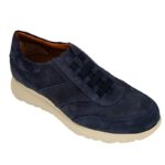 Softies 6321 Μπλε Ανδρικά Ανατομικά Μοκασίνια από Γνήσιο Δέρμα Nubuck - Image 5