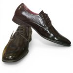 Softies 6684 Ανδρικά Ανατομικά Σκαρπίνια Μαύρο Λουστρίνι - Image 4