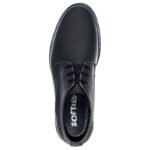 Softies 6971 Ανδρικά Δερμάτινα Casual Παπούτσια Μαύρα Ανατομικά - Image 5