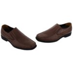 Softies Ανδρικά Δερμάτινα Casual Παπούτσια Καφέ Ανατομικά - Image 4