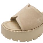 Tamaris 1-27235-46-341 Γυναικεία Δερμάτινα Mules Ταμπά με Σφηνοειδές Τακούνι - Image 4