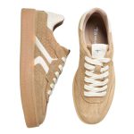 Tamaris Δερμάτινα Γυναικεία Sneakers Taupe Comfort-Lining 1-23723-44-341 - Image 5
