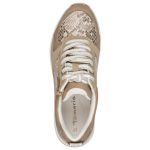 Tamaris Essentials Γυναικεία Sneakers Beige Snake με Σφηνοειδές Τακούνι 5cm 1-23754-45-483 - Image 9
