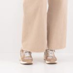 Tamaris Essentials Γυναικεία Sneakers Beige Snake με Σφηνοειδές Τακούνι 5cm 1-23754-45-483 - Image 3