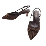 Tamaris Slingback Γόβες Mocca Leather Mix με Τακούνι 5.5cm & TOUCH-IT 1-29634-44-304 - Image 7
