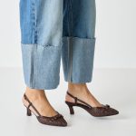 Tamaris Slingback Γόβες Mocca Leather Mix με Τακούνι 5.5cm & TOUCH-IT 1-29634-44-304 - Image 9