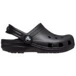 Crocs Classic Clog K 206990-001 Παιδικά Ανατομικά Σαμπό Θαλάσσης Μαύρα