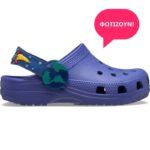 Crocs Classic Light-Up Clog K 211892-4WH Παιδικά Φωτιζόμενα Σαμπό Bright Cobalt Μπλε