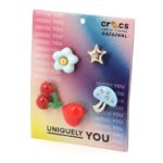 Crocs Jibbitz™ Puffy Metals 5-Pack Σετ Διακοσμητικών Παπουτσιών Πολύχρωμα 10012934