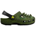 Crocs Scary Dino Παιδικά Σαμπό με Σχέδιο Δεινόσαυρου Μαύρο 211372-001