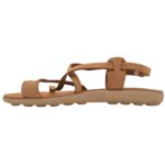 Fantasy Sandals S406 Γυναικεία Δερμάτινα Σανδάλια Cappuccino Ανατομικά Comfort - Image 3