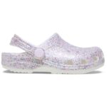 Παιδικά Ανατομικά Σαμπό Crocs Classic Glitter Clog White 212562-100