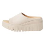 Tamaris 1-27206-46-378 Δερμάτινα Mules Μπεζ - Πλατφόρμα 6,5cm και TOUCH-IT - Image 3