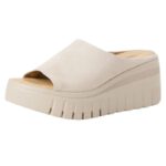 Tamaris 1-27206-46-378 Δερμάτινα Mules Μπεζ - Πλατφόρμα 6,5cm και TOUCH-IT - Image 5