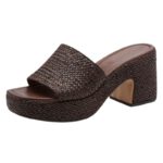 Tamaris + Ψηλά Mules σε Ύφασμα Τακούνι 8cm - TOUCH-IT και ANTIslide - Image 5