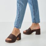 Tamaris + Ψηλά Mules σε Ύφασμα Τακούνι 8cm - TOUCH-IT και ANTIslide - Image 6