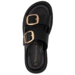 Tamaris 1-27239-42-003 Δερμάτινα Πέδιλα Μαύρα - Πλατφόρμα 3,5cm και TOUCH-IT - Image 9