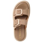 Tamaris 1-27239-42-003 Δερμάτινα Πέδιλα Μπεζ - Πλατφόρμα 3,5cm και TOUCH-IT - Image 5
