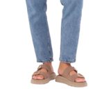 Tamaris 1-27239-42-003 Δερμάτινα Πέδιλα Μπεζ - Πλατφόρμα 3,5cm και TOUCH-IT - Image 6
