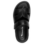 Tamaris 1-27412-46-001 Vegan Πλατφόρμες Μαύρες με Velcro και Τακούνι 4cm - Image 7