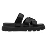 Tamaris 1-27412-46-001 Vegan Πλατφόρμες Μαύρες με Velcro και Τακούνι 4cm