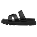 Tamaris 1-27412-46-001 Vegan Πλατφόρμες Μαύρες με Velcro και Τακούνι 4cm - Image 8