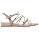Tamaris 1-28103-42-271 Vegan Γκρι Σανδάλια σε Φαρδιά Γραμμή και TOUCH-IT