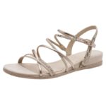 Tamaris 1-28103-42-271 Vegan Γκρι Σανδάλια σε Φαρδιά Γραμμή και TOUCH-IT - Image 4