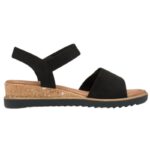 Tamaris 1-28118-44-001 Vegan Μαύρες Πλατφόρμες  TOUCH-IT και Τακούνι 4,5cm