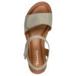 Tamaris 1-28118-44-771 Vegan Λαδί Πλατφόρμες  TOUCH-IT και Τακούνι 4,5cm - Image 5