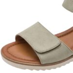 Tamaris 1-28118-44-771 Vegan Λαδί Πλατφόρμες  TOUCH-IT και Τακούνι 4,5cm - Image 3
