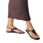 Tamaris 1-28142-46-003 Δερμάτινα Flat Σανδάλια ANTI-slide και  Άνεση - Image 3