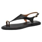 Tamaris 1-28142-46-003 Δερμάτινα Flat Σανδάλια ANTI-slide και  Άνεση - Image 4