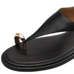 Tamaris 1-28142-46-003 Δερμάτινα Flat Σανδάλια ANTI-slide και  Άνεση - Image 7