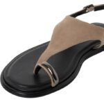 Tamaris 1-28142-46-341 Δερμάτινα Flat Σανδάλια ANTI-slide και  Άνεση - Image 4