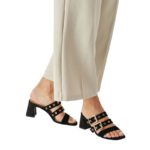 Tamaris Δερμάτινα Γυναικεία Mules 1-27222-46-001 Ανατομικός Πάτος Touch-It Μαύρα - Image 7