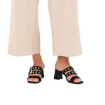 Tamaris Δερμάτινα Γυναικεία Mules 1-27222-46-001 Ανατομικός Πάτος Touch-It Μαύρα - Image 8