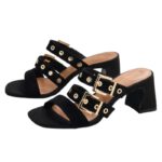 Tamaris Δερμάτινα Γυναικεία Mules 1-27222-46-001 Ανατομικός Πάτος Touch-It Μαύρα - Image 3